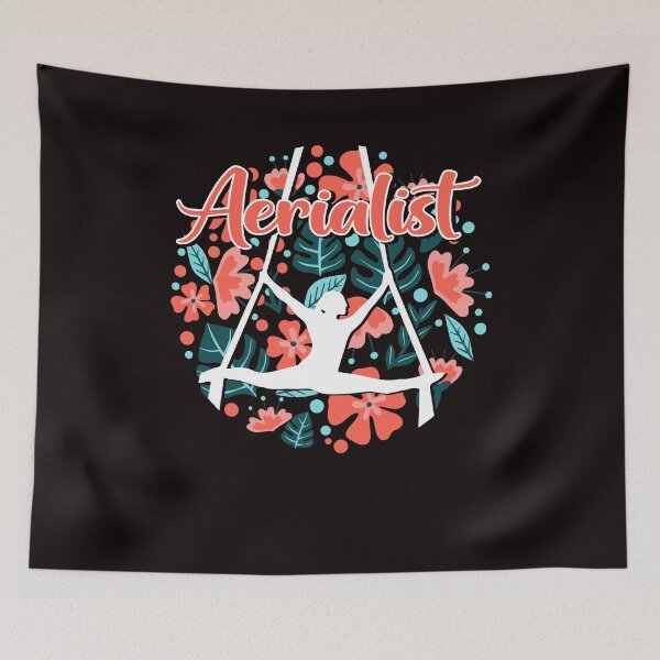Item preview, Floral Aerialist Aerial Silk Circus Acrobat Acrobatics Dance designed and sold by TomGiantDesigns.