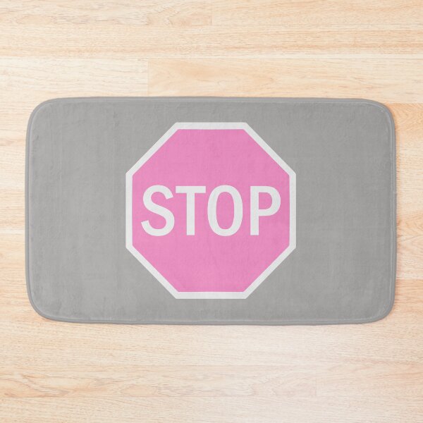 Item preview, Pink Stop Sign Street Sign designed and sold by Creations-By-Em.