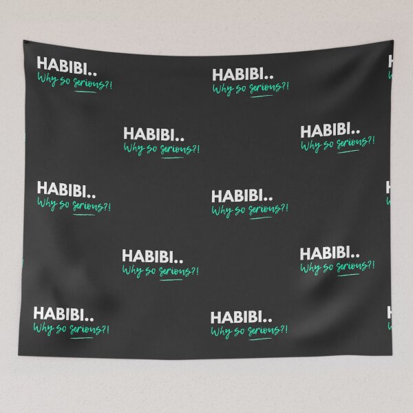 Item preview, Habibi.. Why so serious?! White / Green designed and sold by Africanism.