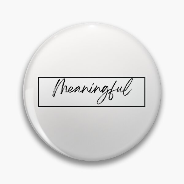 Item preview, Meaningful designed and sold by WORDtoARTwork.