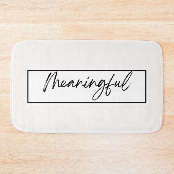 Item preview, Meaningful designed and sold by WORDtoARTwork.