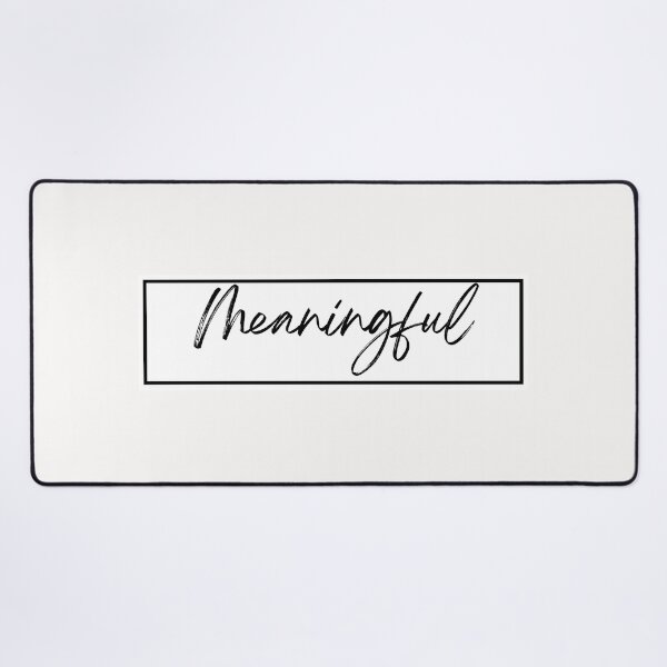Item preview, Meaningful designed and sold by WORDtoARTwork.