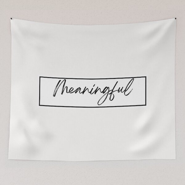 Item preview, Meaningful designed and sold by WORDtoARTwork.
