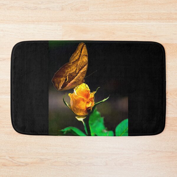 Item preview, Owl Butterfly On A Colorful Rosebud designed and sold by alabca.