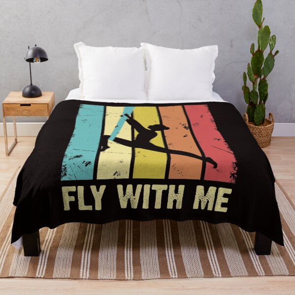 Item preview, Retro Fly With Me Aerial Silk Aerialist Acrobat Acrobatics designed and sold by TomGiantDesigns.