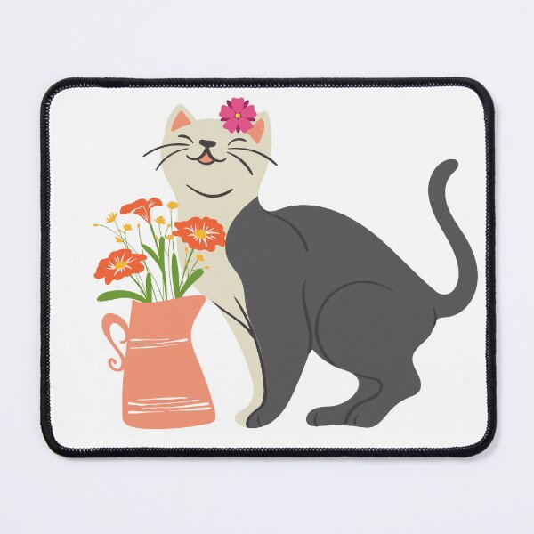 Item preview, Adorable kitten with flowers. designed and sold by EMIPRINCESS.