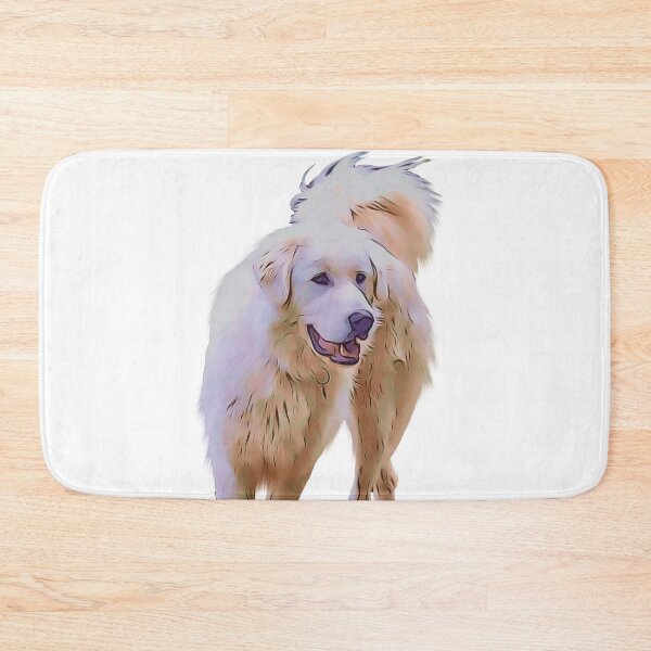 Item preview, Akbash dog cartoon design designed and sold by BayRosePets.