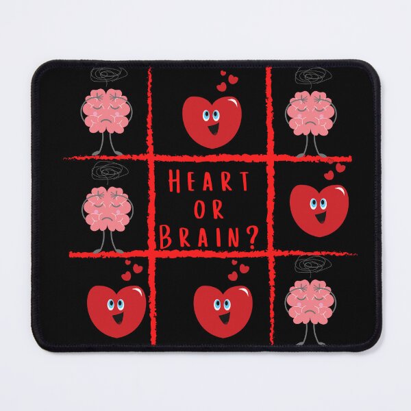 Item preview, Heart Or Brain? Valentines day designed and sold by D/Art ⭐⭐⭐⭐⭐.