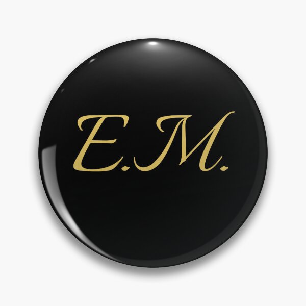 Item preview, EM Initials | Gold Lettering | Personalised Gifts designed and sold by Avo And Sriracha.