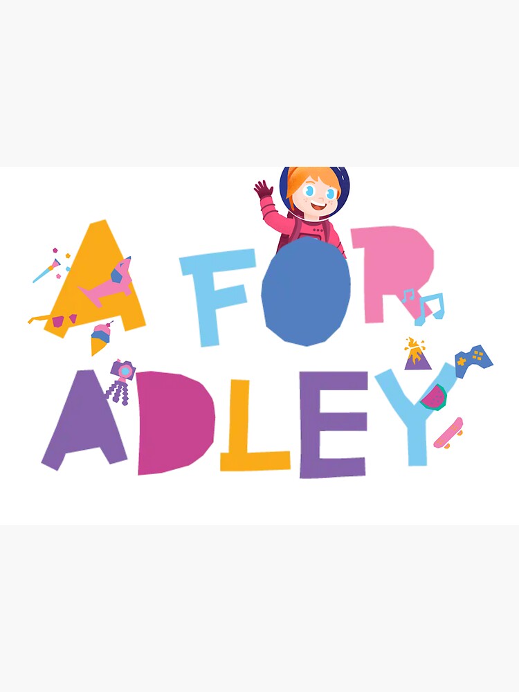 "a for adley" Water Bottle for Sale by marwaAh Redbubble