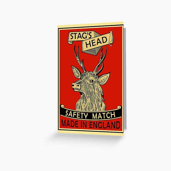 Artikel-Vorschau von Die Vintage Stags Head Streichhölzer, designt und verkauft von rogue-design.