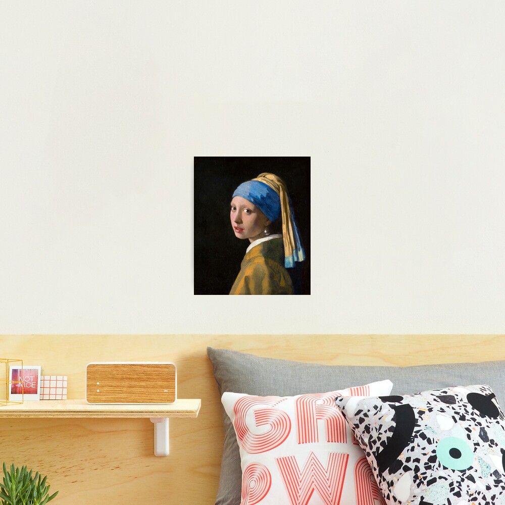 Girl with a Pearl Earring by Vermeer.   Photographic Print