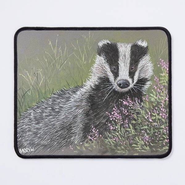 Item preview, Badger in the Heather designed and sold by TheArtery2010.