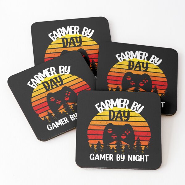 Item preview, Farmer by day gamer by night designed and sold by Mr Wolf.