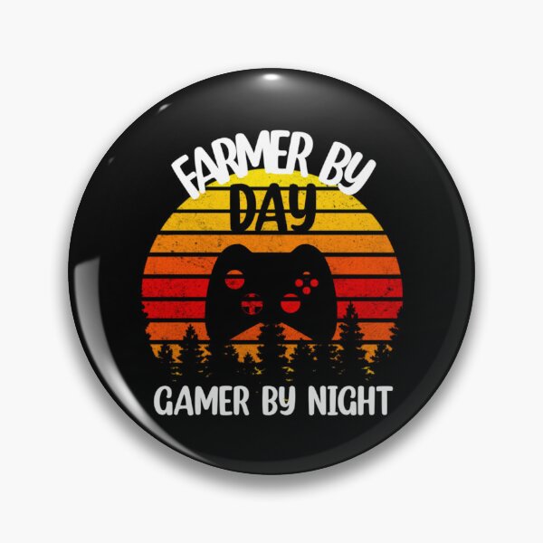 Item preview, Farmer by day gamer by night designed and sold by Mr Wolf.