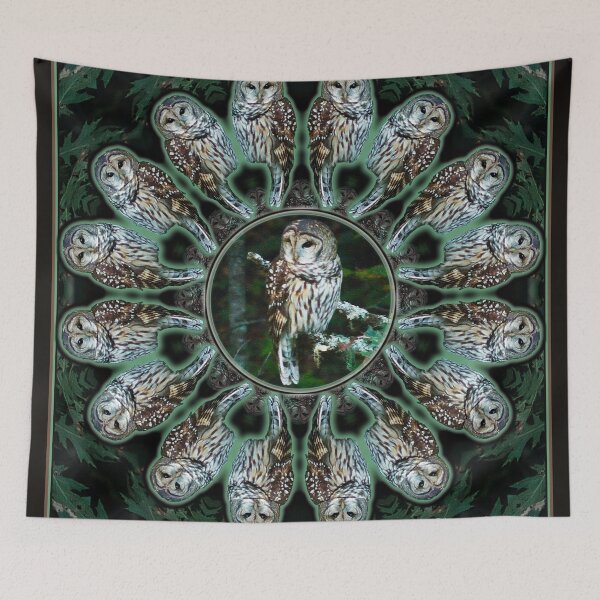 Item preview, Northern Spotted Owl Mandala designed and sold by Shannon McCarthy.