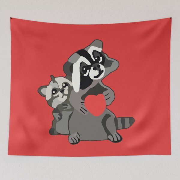 Item preview, Valentine Racoons designed and sold by Trace1234.