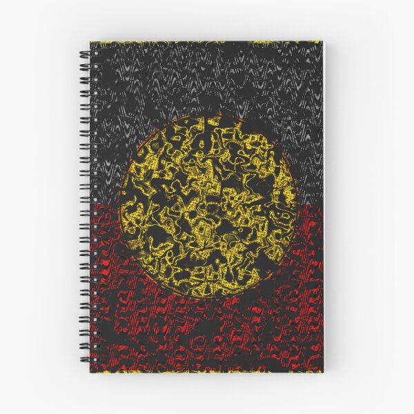 Item preview,  AMAZING  AUSTRALIAN ABORIGINAL FLAG  ART EXPRESSION WITH DOTS AND WAVES-15. designed and sold by Ralek.