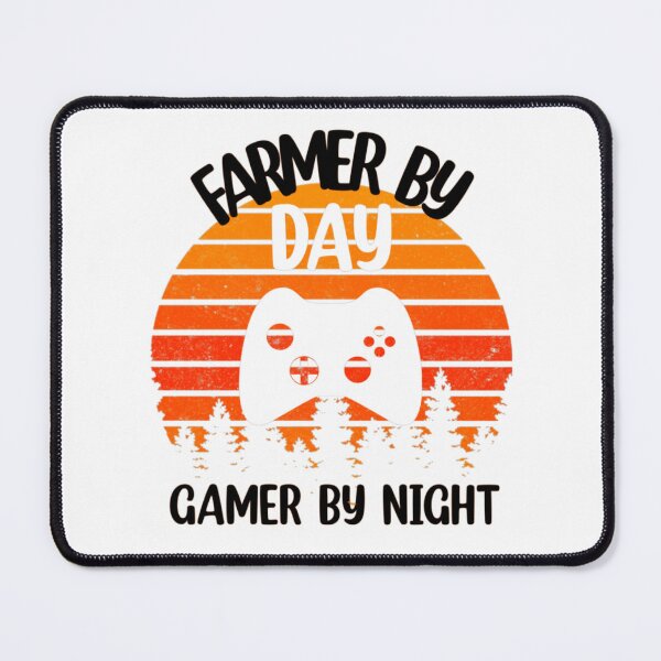 Item preview, Farmer by day gamer by night designed and sold by Mr Wolf.