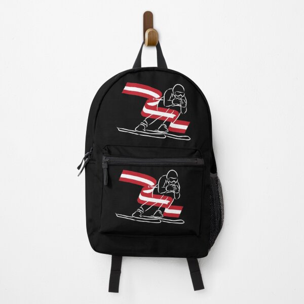 Item preview, Austria Alpine Skiing Skier Austrian Flag designed and sold by ZiesMerch.