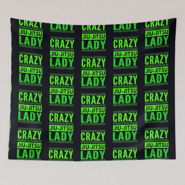 Item preview, Crazy Jiu Jitsu Lady - Female Marital Arts designed and sold by madtoyman.