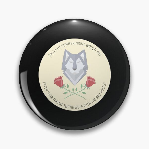 Item preview, wolf and roses   designed and sold by ZQuantavius.