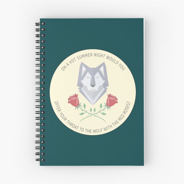 Item preview, wolf and roses   designed and sold by ZQuantavius.