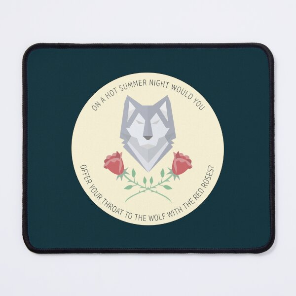 Item preview, wolf and roses designed and sold by ZQuantavius.