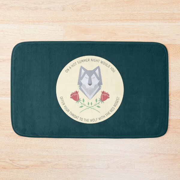 Item preview, wolf and roses   designed and sold by ZQuantavius.