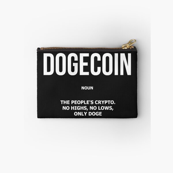 Item preview, Dogecoin Definition Dogecoin Noun Cryptocurrency DOGE Crypto Gift Blockchain Quote designed and sold by SuccessHunters.