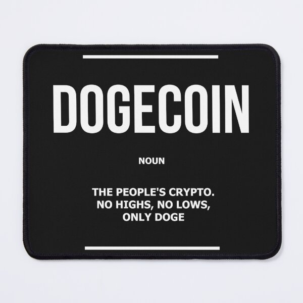Item preview, Dogecoin Definition Dogecoin Noun Cryptocurrency DOGE Crypto Gift Blockchain Quote designed and sold by SuccessHunters.