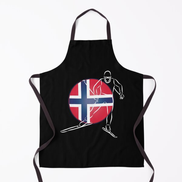 Item preview, Norway Cross Country Skiing Skier Norwegian Flag designed and sold by ZiesMerch.