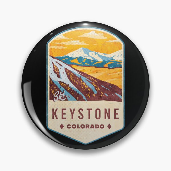 Artikelvorschau, Skiabzeichen von Keystone, Colorado entworfen und verkauft von JordanHolmes.