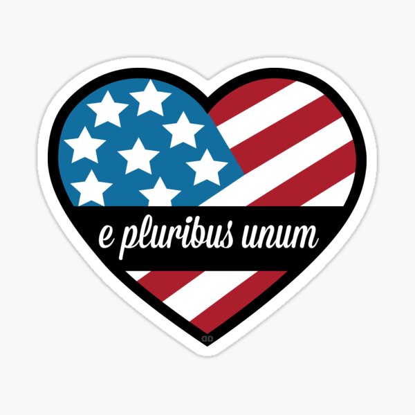 e pluribus unum Sticker