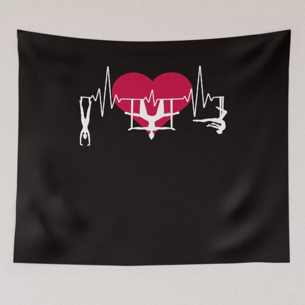 Item preview, Heartbeat Aerial Silk Aerialist Acrobatics Dancer Acrobat designed and sold by TomGiantDesigns.