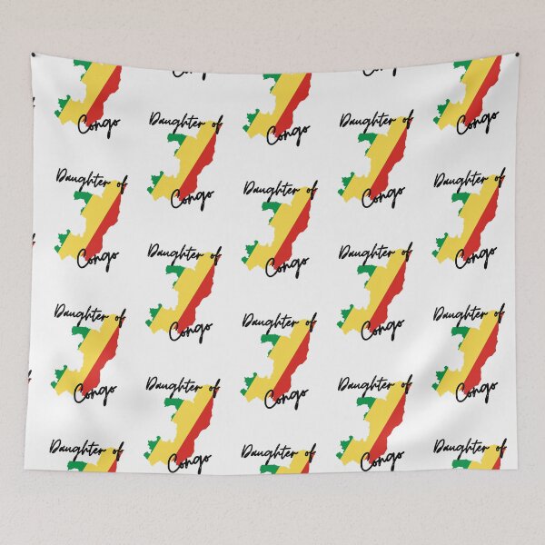 Item preview, Daughter of Congo Map Flag designed and sold by NovawayDirect.