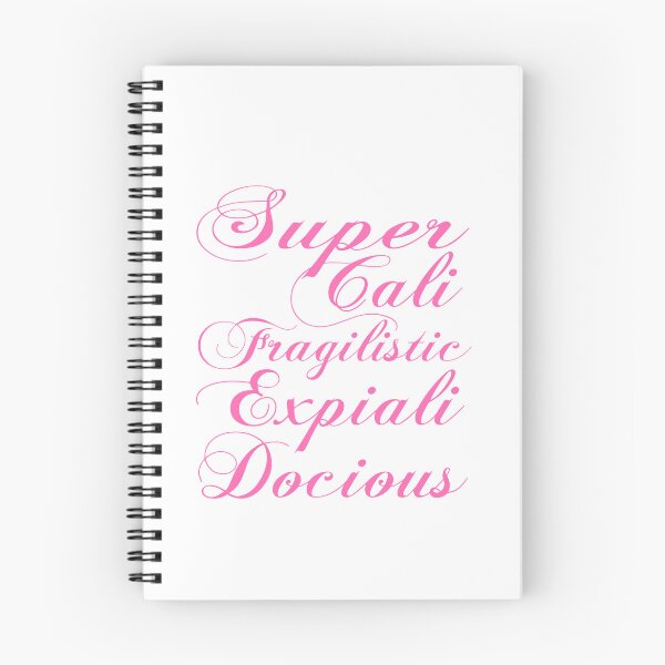 Item preview, Supercalifragilisticexpialidocious in Pink designed and sold by Adidit.