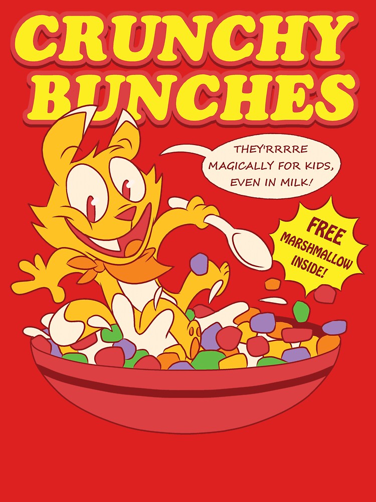 Crunchy Bunches Cereal Shirt by wscottwarren
