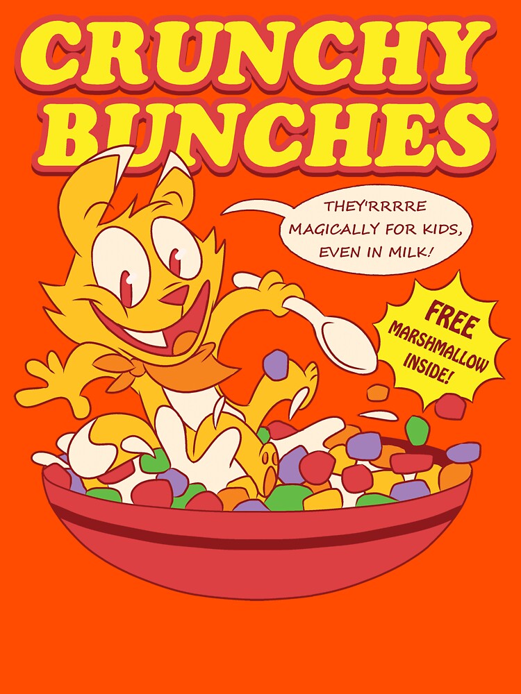 Crunchy Bunches Cereal Shirt by wscottwarren