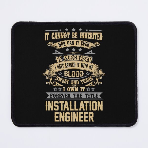 Item preview, Installation Engineer T Shirt - Forever The Title Job Gift Item Tee designed and sold by celiagomez456.
