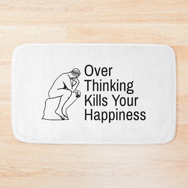 Item preview, Overthinking Kills Your Happiness designed and sold by bouymakesart.
