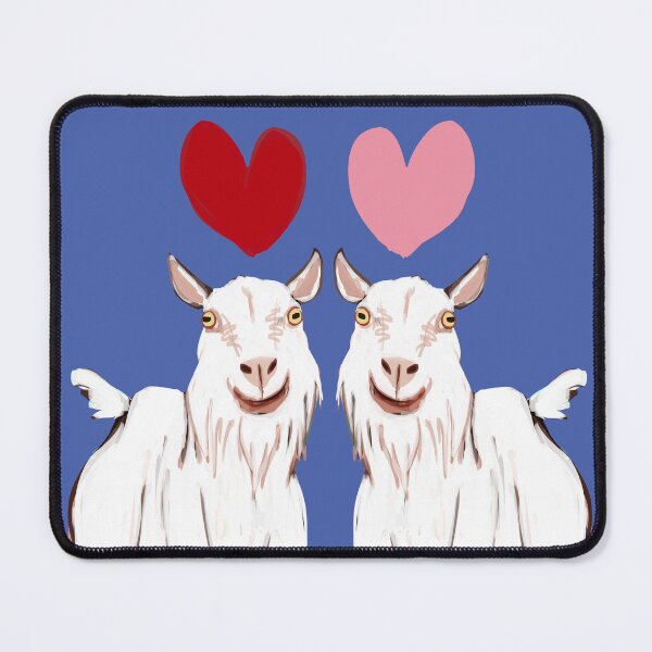 Item preview, Valentines White Goat Anselmi duo designed and sold by EskTuulispaa.
