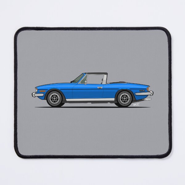 Item preview, Triumph Stag Single Illustration - Blue designed and sold by RJWautographics.