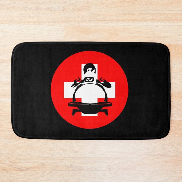 Item preview, Switzerland Bobsled Bobsleigh Bobsledder Swiss Flag designed and sold by ZiesMerch.
