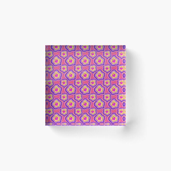 Item preview, 'I Love You Umlaut' Valentine's Pattern - Neon & Bright designed and sold by Chaparralia.
