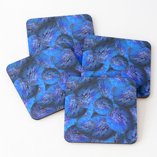 Item preview, Dark blue spheres in 3D optics  designed and sold by MarionsArt.