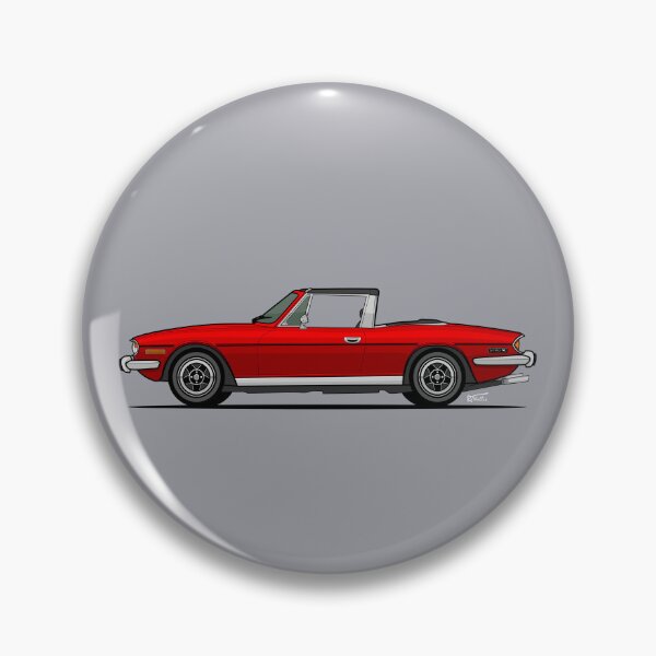 Item preview, Triumph Stag Single Illustration - Red designed and sold by RJWautographics.