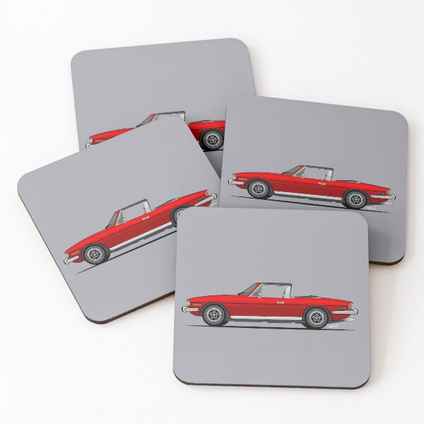 Item preview, Triumph Stag Single Illustration - Red designed and sold by RJWautographics.