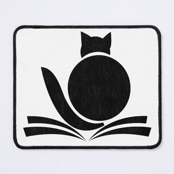Item preview, The Fat Cat design - Cute gift for Cat Lovers and Book Readers designed and sold by Mindful-Designs.