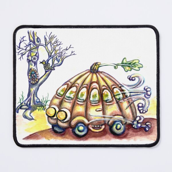 Item preview,  Punky Pumpkin Car for fast safe Halloween Carpool Trick or Treating designed and sold by Vicki Noble Art.